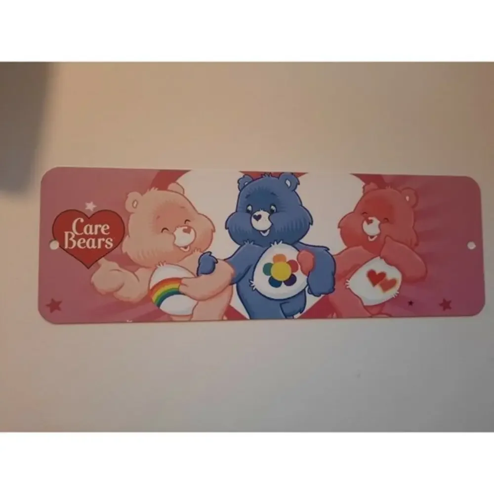 Care Bears Banner Marquee 4x12 Metal‎ Wall Sign
